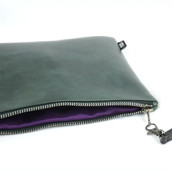 Wild by Water Luxe Velvet Pouch - Purple Hydrangea